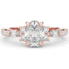 1.35CT.TW OVAL LAB DIAMOND ENGAGEMENT RING