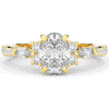 1.35CT.TW OVAL LAB DIAMOND ENGAGEMENT RING