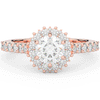 1.60CT.TW ROUND LAB DIAMOND HALO ENGAGEMENT RING