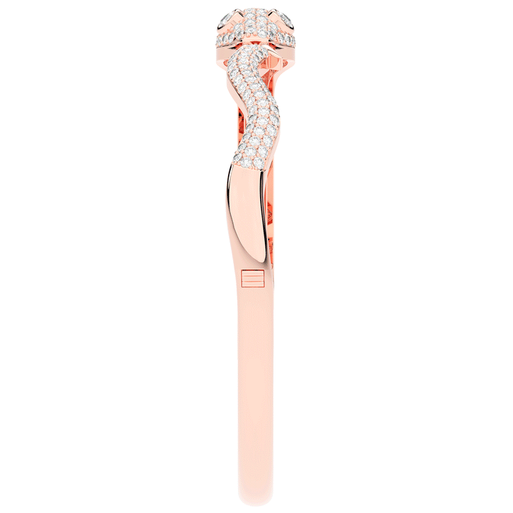 2.00CT.TW ROUND AND PEAR LAB DIAMOND SNAKE BANGLE