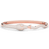 2.00CT.TW ROUND AND PEAR LAB DIAMOND SNAKE BANGLE