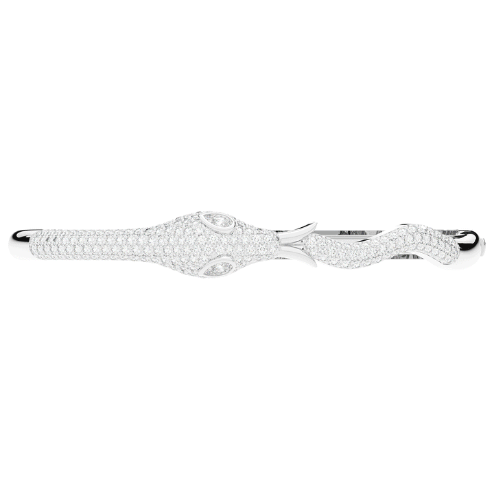 2.00CT.TW ROUND AND PEAR LAB DIAMOND SNAKE BANGLE