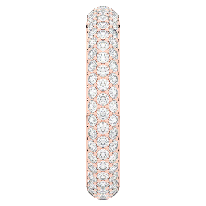 1.20CT.TW ROUND LAB DIAMOND 3 ROW ETERNITY WEDDING BAND