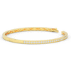 0.90CT.TW ROUND LAB DIAMOND BANGLE