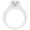 3.55CT.TW PRINCESS LAB DIAMOND ENGAGEMENT RING