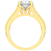 3.55CT.TW PRINCESS LAB DIAMOND ENGAGEMENT RING