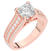 3.55CT.TW ASSCHER LAB DIAMOND ENGAGEMENT RING