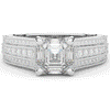 3.55CT.TW ASSCHER LAB DIAMOND ENGAGEMENT RING