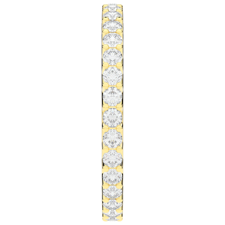 0.90CT.TW ROUND LAB DIAMOND SHARED PRONG  ETERNITY WEDDING BAND