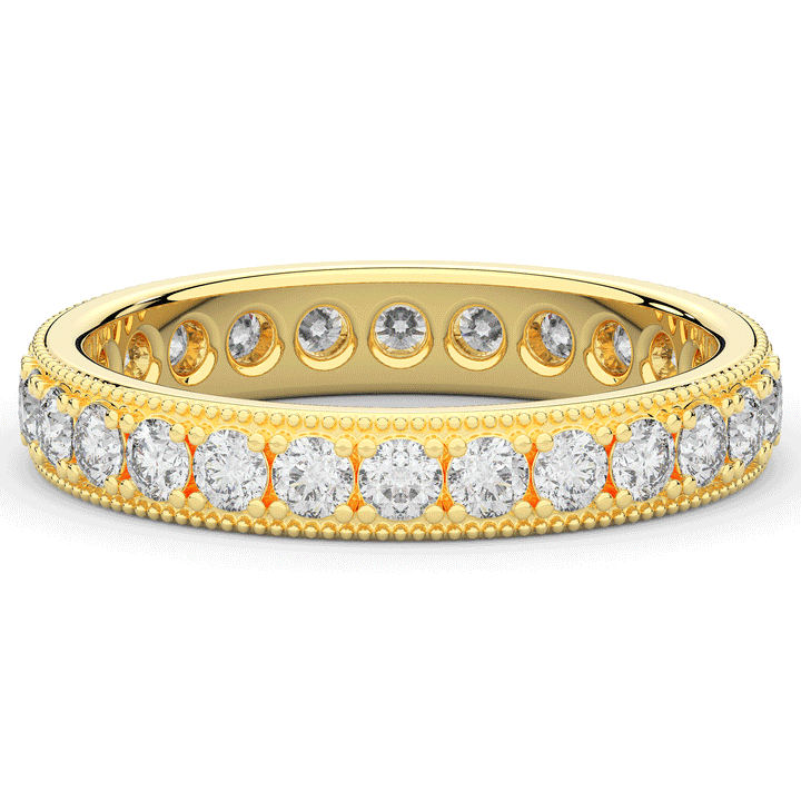 1.10CT.TW ROUND LAB DIAMOND ETERNITY WEDDING BAND