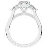 2.40CT.TW RADIANT LAB DIAMOND 3 STONE ENGAGEMENT RING