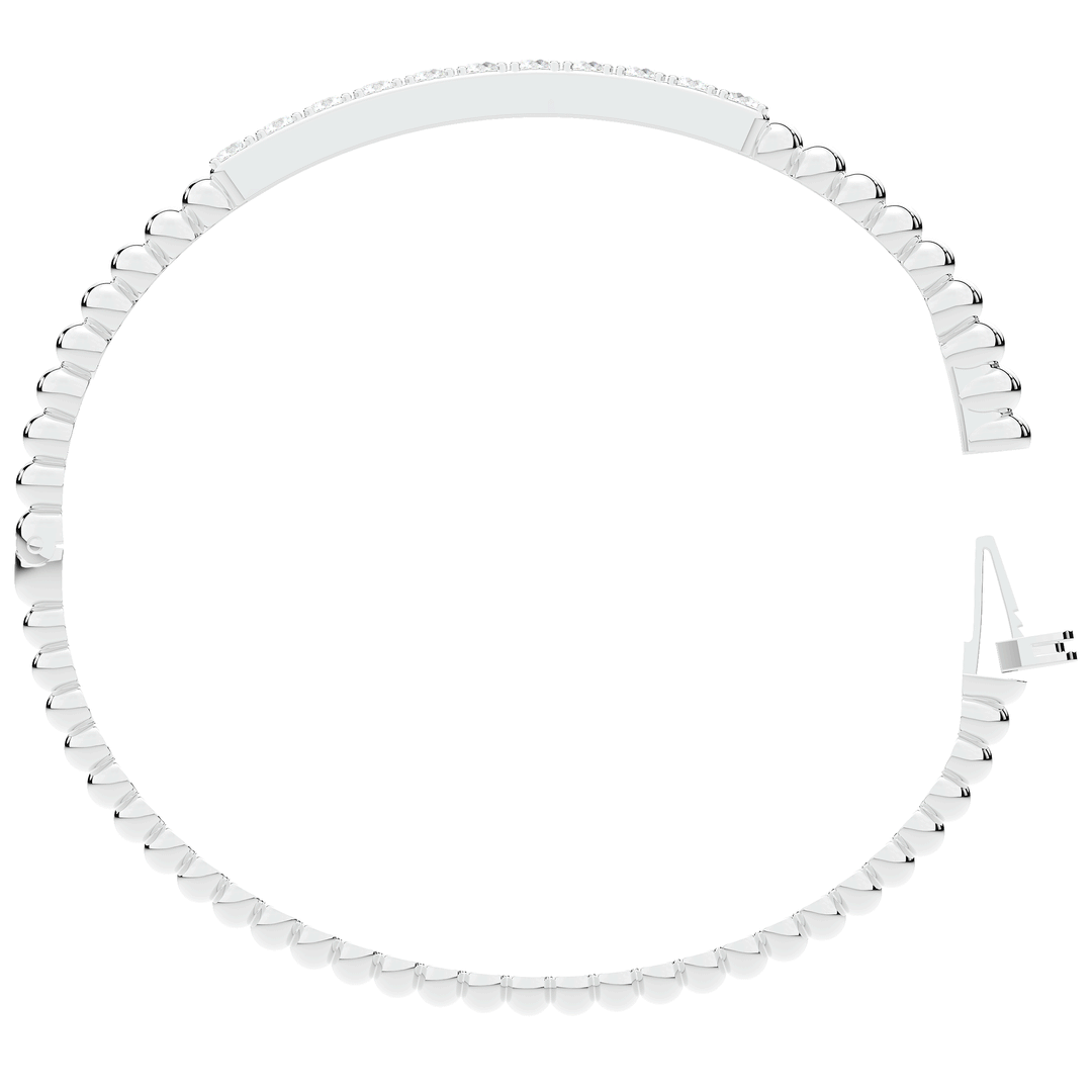 1.10CT.TW ROUND LAB DIAMOND BANGLE