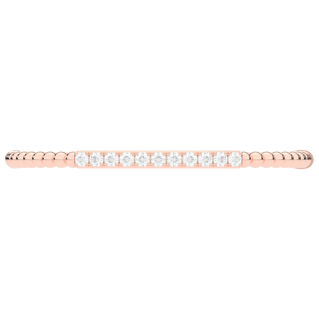 1.10CT.TW ROUND LAB DIAMOND BANGLE