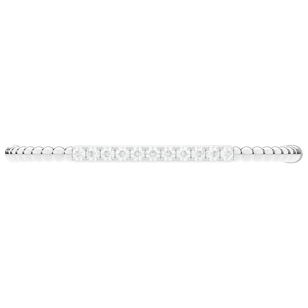 1.10CT.TW ROUND LAB DIAMOND BANGLE