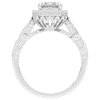 3.10CT.TW OVAL LAB DIAMOND HALO ENGAGEMENT RING