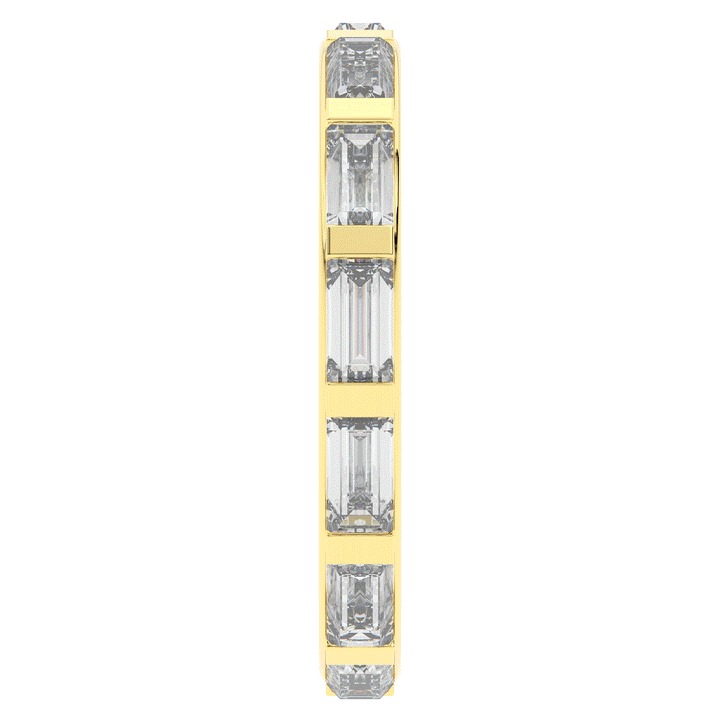 1.30CT.TW BAGUETTE LAB DIAMOND SHARED PRONG ETERNITY WEDDING BAND