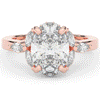 2.85CT.TW OVAL LAB DIAMOND ENGAGEMENT RING