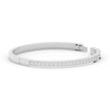 1.25CT.TW ROUND LAB DIAMOND BANGLE