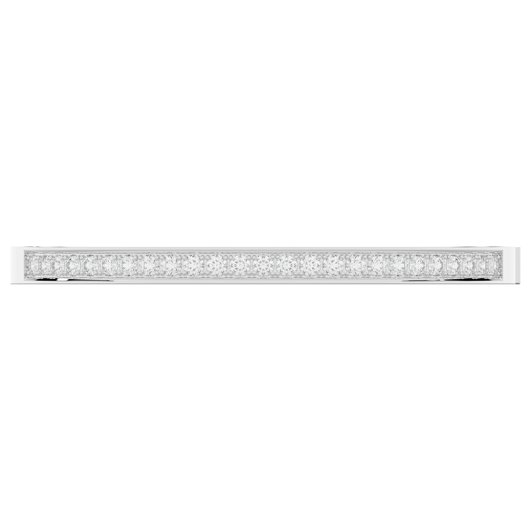 1.25CT.TW ROUND LAB DIAMOND BANGLE