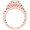 3.10CT.TW CUSHION LAB DIAMOND HALO ENGAGEMENT RING