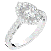 1.75CT.TW OVAL LAB DIAMOND HALO ENGAGEMENT RING