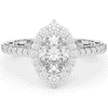 1.75CT.TW OVAL LAB DIAMOND HALO ENGAGEMENT RING