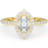 1.75CT.TW OVAL LAB DIAMOND HALO ENGAGEMENT RING