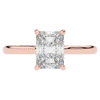 2.00CT RADIANT LAB DIAMOND SOLITAIRE ENGAGEMENT RING