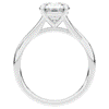 1.50CT ROUND LAB DIAMOND SOLITAIRE TWIST BAND ENGAGEMENT RING - Nazarelle