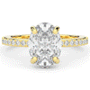 2.70CT.TW OVAL LAB DIAMOND SOLITAIRE ENGAGEMENT RING