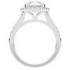 2.50CT.TW ROUND LAB DIAMOND SPLIT SHANK HALO ENGAGEMENT RING - Nazarelle