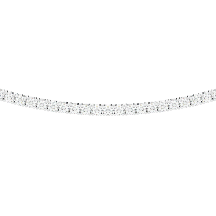 5.50CT.TW ROUND LAB DIAMOND TENNIS NECKLACE