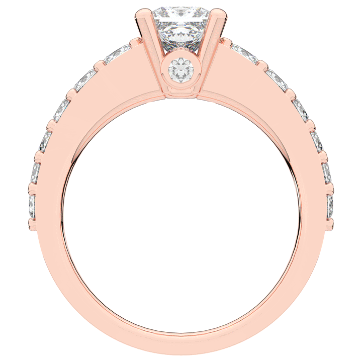 1.75CT.TW PRINCESS LAB DIAMOND SOLITAIRE ENGAGEMENT RING