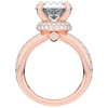 6.25CT.TW ROUND LAB DIAMOND ENGAGEMENT RING