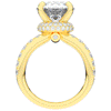 6.25CT.TW ROUND LAB DIAMOND ENGAGEMENT RING