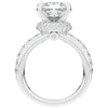 5.25CT.TW PRINCESS LAB DIAMOND ENGAGEMENT RING