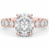 4.35CT.TW OVAL LAB DIAMOND ENGAGEMENT RING