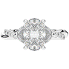 2.40CT.TW OVAL LAB DIAMOND TWIST ENGAGEMENT RING