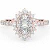 2.80CT.TW OVAL LAB DIAMOND HALO ENGAGEMENT RING