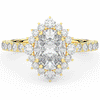 2.80CT.TW OVAL LAB DIAMOND HALO ENGAGEMENT RING