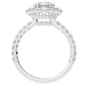 2.80CT.TW OVAL LAB DIAMOND HALO ENGAGEMENT RING