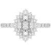 2.80CT.TW OVAL LAB DIAMOND HALO ENGAGEMENT RING