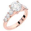 3.00CT.TW ROUND LAB DIAMOND  ENGAGEMENT RING