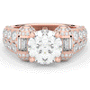 4.75CT.TW ROUND LAB DIAMOND ENGAGEMENT RING