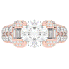 4.75CT.TW ROUND LAB DIAMOND ENGAGEMENT RING