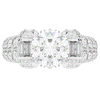 4.75CT.TW ROUND LAB DIAMOND ENGAGEMENT RING