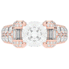 4.75CT.TW CUSHION LAB DIAMOND ENGAGEMENT RING