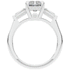 3.45CT.TW RADIANT LAB DIAMOND 3 STONE ENGAGEMENT RING