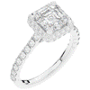 2.75CT.TW ASSCHER LAB DIAMOND HALO ENGAGEMENT RING