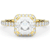 2.75CT.TW CUSHION LAB DIAMOND HALO ENGAGEMENT RING